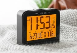 Coupon 💯 Travel Alarm Clock by Sharper Image ✔️
