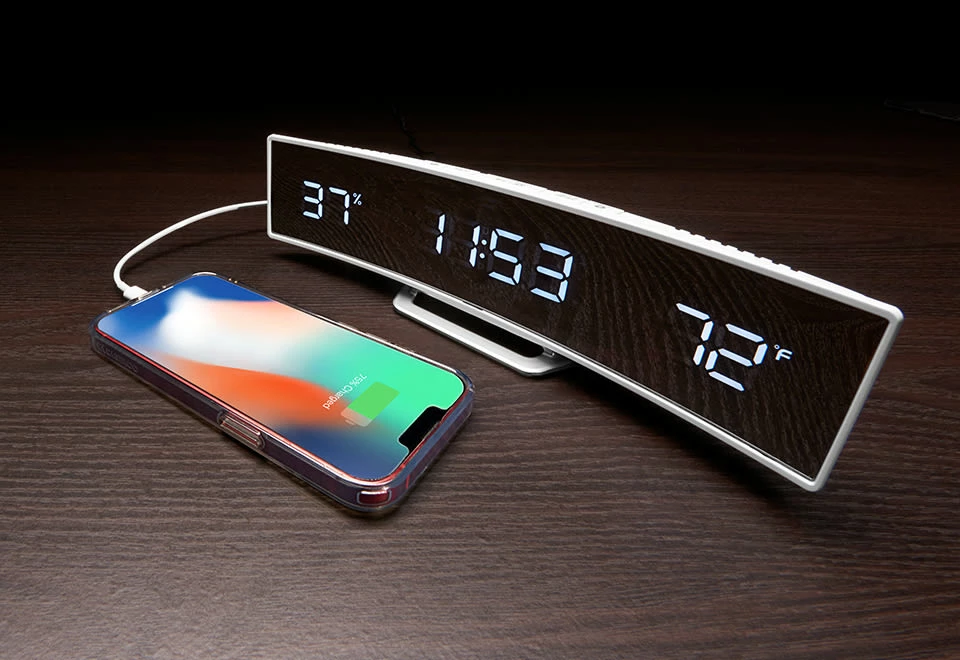 Best deal π― Executive Curved LED Clock by LaCrosse Technology, Ltd. π₯