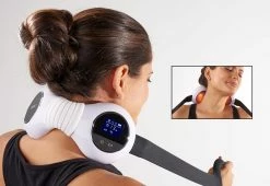 Best Pirce 😍 3D Shiatsu Neck and Shoulder Massager by Sharper Image 🎁