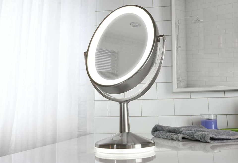 Best Sale ❤️ Cordless LED Oval Mirror by Zadro Products, Inc. 😉