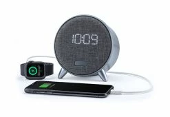 Hot Sale 🎁 Luxe Phone Charging Alarm Clock by SDI Technologies Inc. ⌛